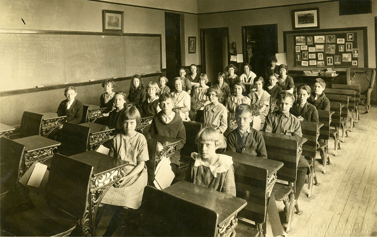 Early classroom photo